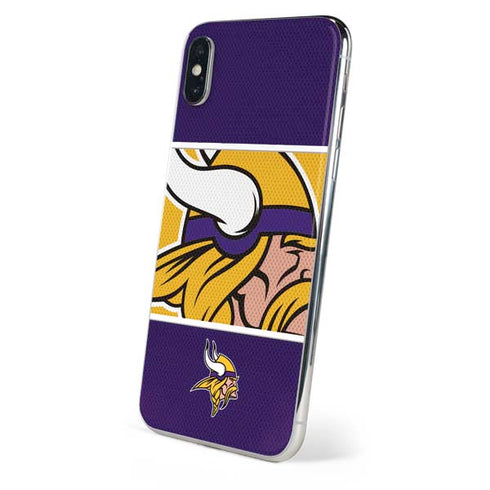 NFL Minnesota Vikings Zone Block iPhone XS Skin