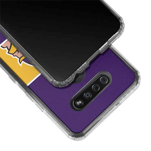 NFL Minnesota Vikings Zone Block LG K51/Q51 Clear Case