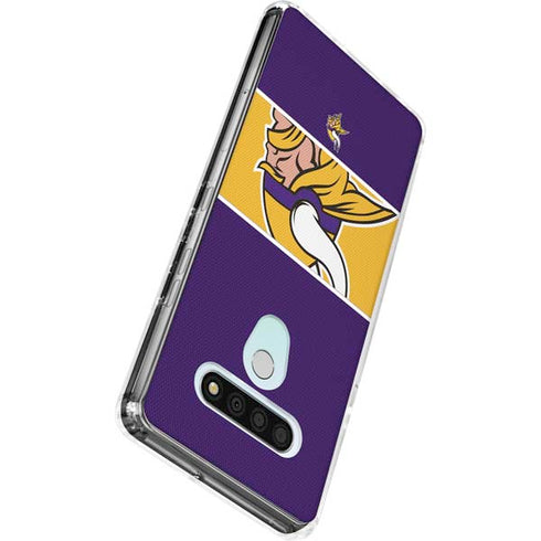NFL Minnesota Vikings Zone Block LG Stylo 6 Clear Case