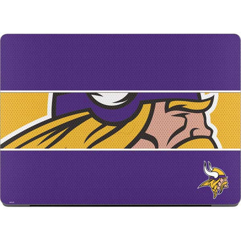NFL Minnesota Vikings Zone Block MacBook Pro 14in (2021-24) Skin