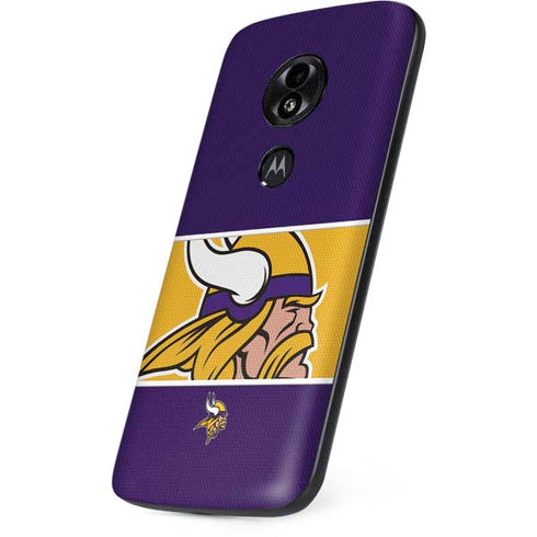 NFL Minnesota Vikings Zone Block Moto E5 Play Skin