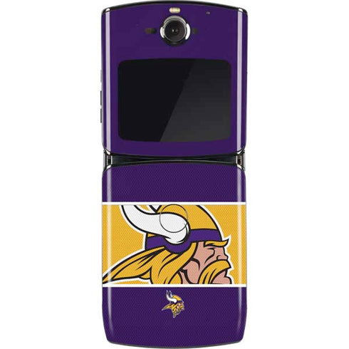 NFL Minnesota Vikings Zone Block Motorola RAZR Skin