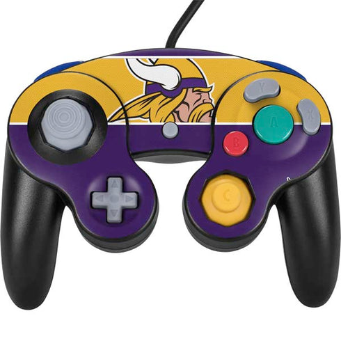 NFL Minnesota Vikings Zone Block Nintendo GameCube Controller Skin