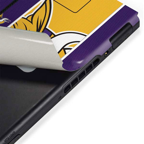 NFL Minnesota Vikings Zone Block Nintendo Switch Bundle Skin