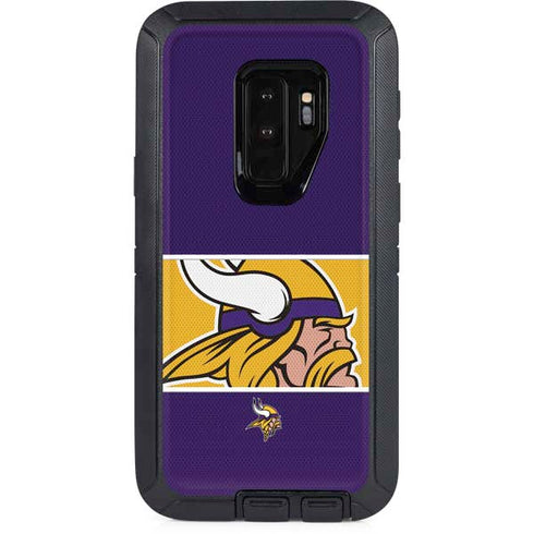 NFL Minnesota Vikings Zone Block Otterbox Defender Galaxy Skin