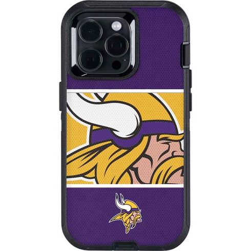 NFL Minnesota Vikings Zone Block Otterbox Defender iPhone Skin