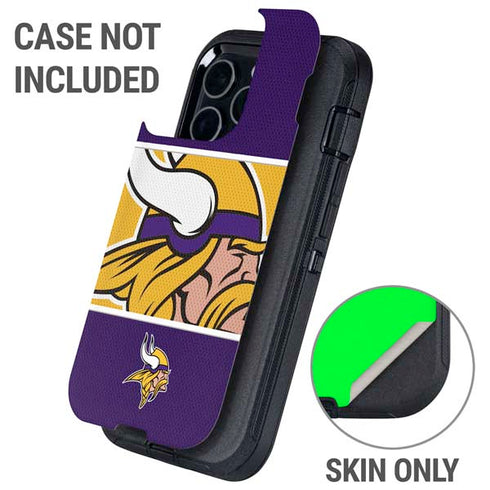 NFL Minnesota Vikings Zone Block Otterbox Defender iPhone Skin