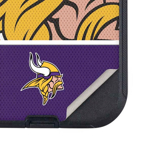 NFL Minnesota Vikings Zone Block Otterbox Defender iPhone Skin