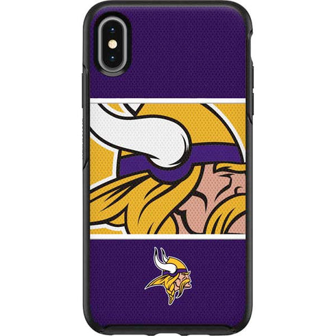 NFL Minnesota Vikings Zone Block Otterbox Symmetry iPhone Skin
