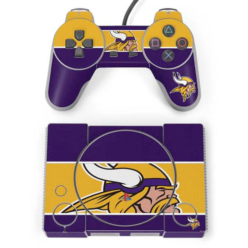 NFL Minnesota Vikings Zone Block PlayStation Classic Bundle Skin