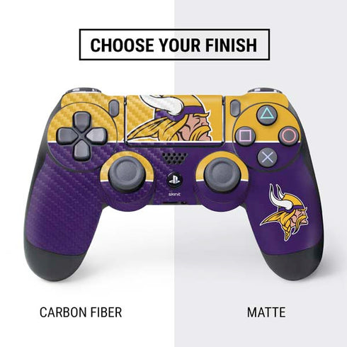 NFL Minnesota Vikings Zone Block PS4 Controller Skin