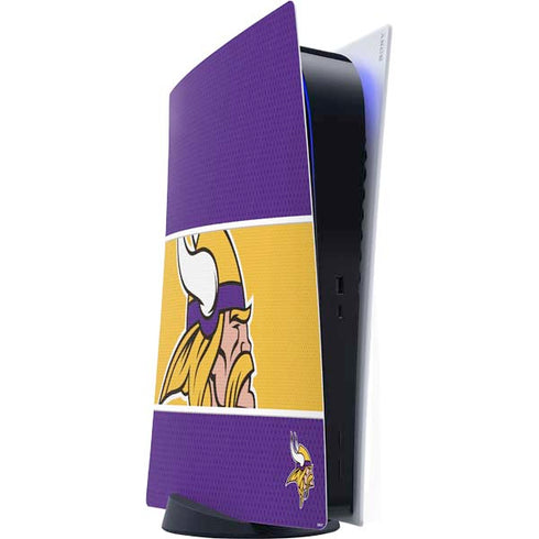 NFL Minnesota Vikings Zone Block PS5 Digital Edition Console Skin