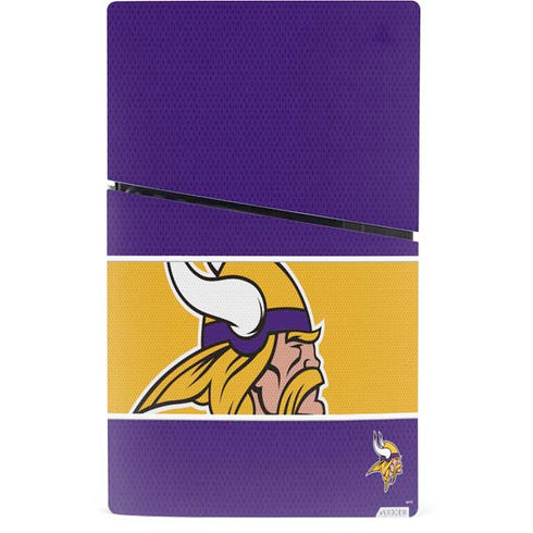NFL Minnesota Vikings Zone Block PS5 Slim Digital Edition Console Skin