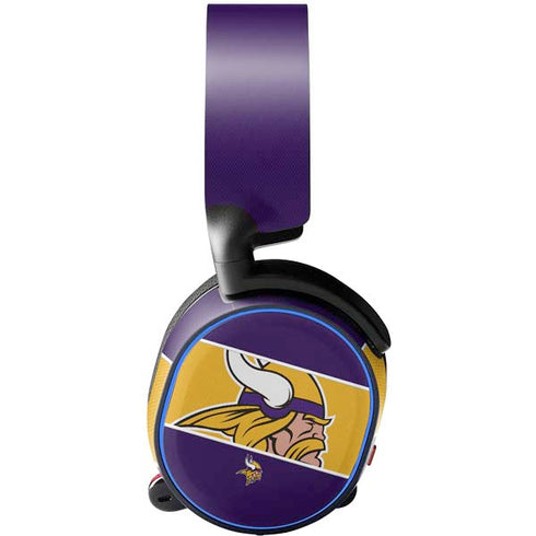 NFL Minnesota Vikings Zone Block SteelSeries Arctis 3 Skin