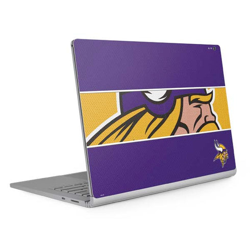 NFL Minnesota Vikings Zone Block Surface Book 2 13.5in Skin