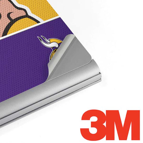 NFL Minnesota Vikings Zone Block Surface Book 2 13.5in Skin