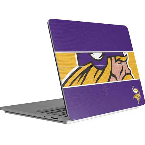 NFL Minnesota Vikings Zone Block Surface Laptop Studio Skin