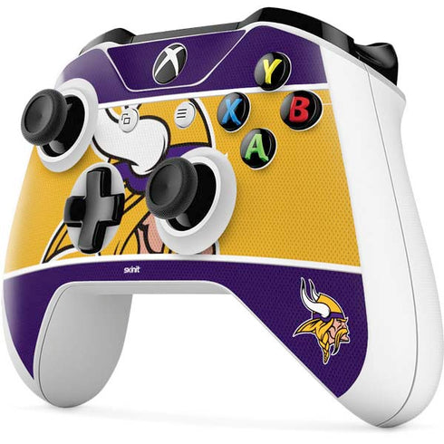 NFL Minnesota Vikings Zone Block Xbox One S Controller Skin