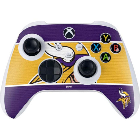 NFL Minnesota Vikings Zone Block Xbox Series S Controller Skin