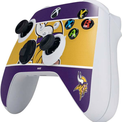 NFL Minnesota Vikings Zone Block Xbox Series S Controller Skin