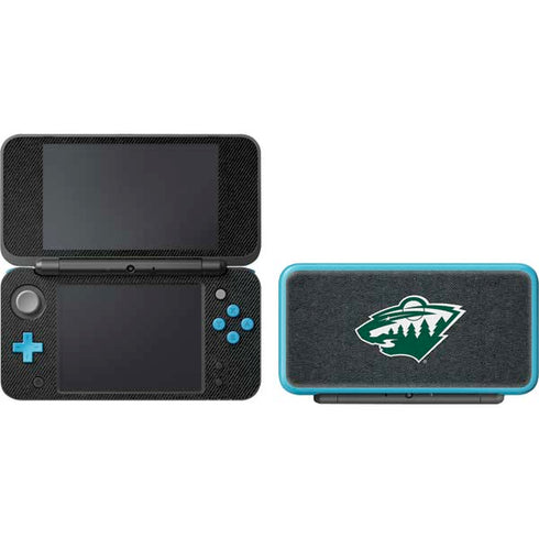 NHL Minnesota Wild Black Background Nintendo 2DS XL (2017) Skin