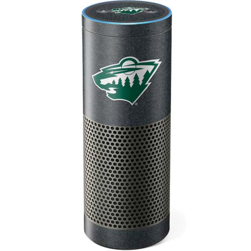 NHL Minnesota Wild Black Background Amazon Echo Skin