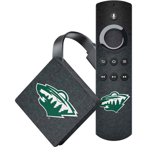 NHL Minnesota Wild Black Background Amazon Fire TV Skin