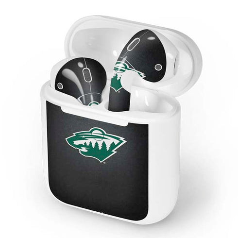 NHL Minnesota Wild Black Background Apple AirPods Skin
