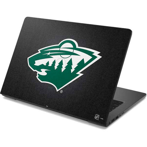NHL Minnesota Wild Black Background Dell Chromebook Skin