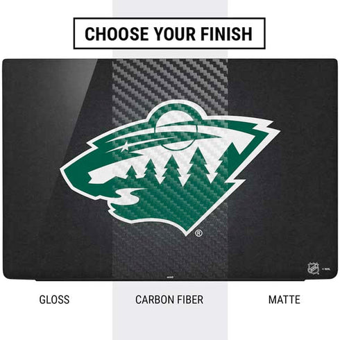 NHL Minnesota Wild Black Background Dell Vostro Skin