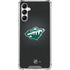 NHL Minnesota Wild Black Background Galaxy A14 5G Clear Case