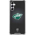 NHL Minnesota Wild Black Background Galaxy A15 5G Clear Case