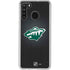 NHL Minnesota Wild Black Background Galaxy A21 Clear Case