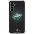 NHL Minnesota Wild Black Background Galaxy A54 5G Clear Case