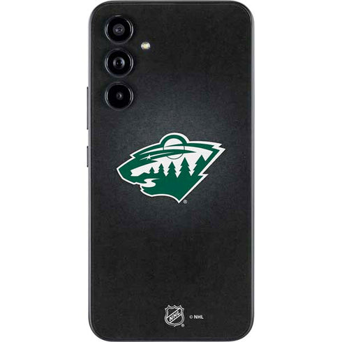 NHL Minnesota Wild Black Background Galaxy A54 5G Skin