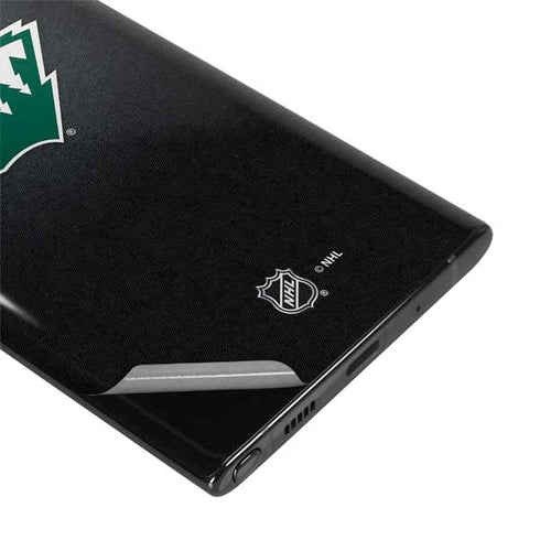NHL Minnesota Wild Black Background Galaxy Note 10 Skin
