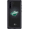 NHL Minnesota Wild Black Background Galaxy Note 10 Waterproof Case