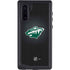 NHL Minnesota Wild Black Background Galaxy Note 10 Waterproof Case