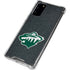 NHL Minnesota Wild Black Background Galaxy Note20 5G Clear Case