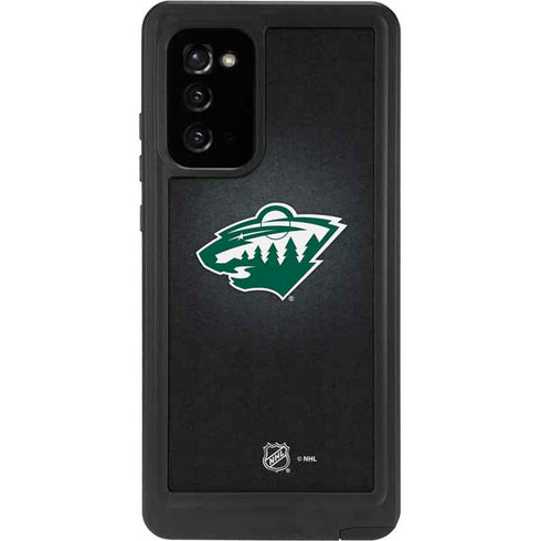 NHL Minnesota Wild Black Background Galaxy Note20 5G Waterproof Case