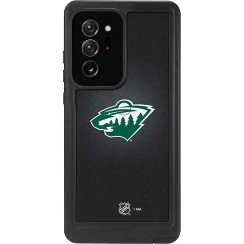 NHL Minnesota Wild Black Background Galaxy Note20 Ultra 5G Waterproof Case