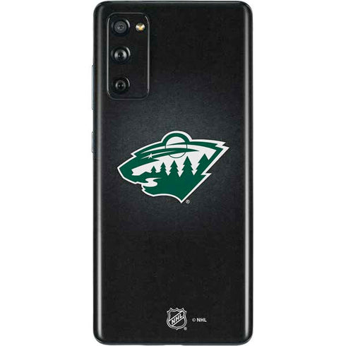 NHL Minnesota Wild Black Background Galaxy S20 Fan Edition Skin