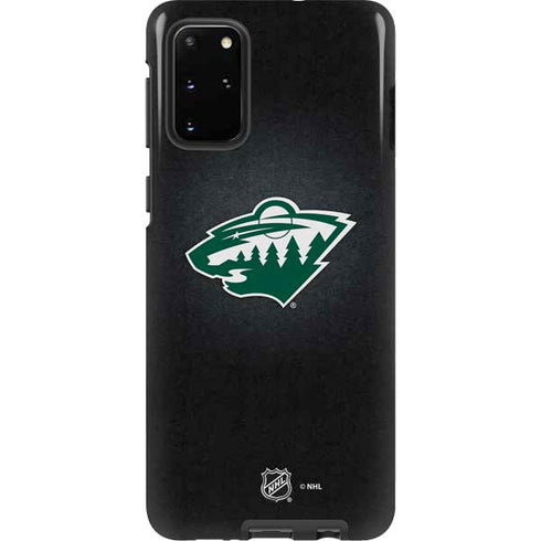 NHL Minnesota Wild Black Background Galaxy S20 Plus Pro Case