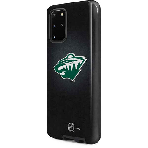NHL Minnesota Wild Black Background Galaxy S20 Plus Pro Case