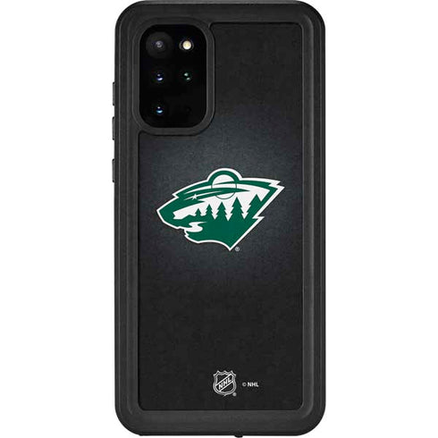 NHL Minnesota Wild Black Background Galaxy S20 Plus Waterproof Case
