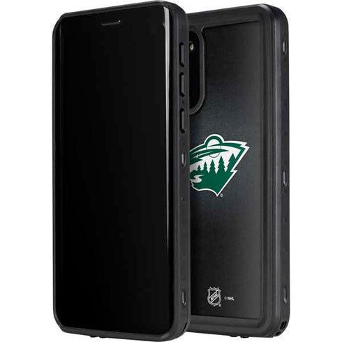 NHL Minnesota Wild Black Background Galaxy S20 Plus Waterproof Case