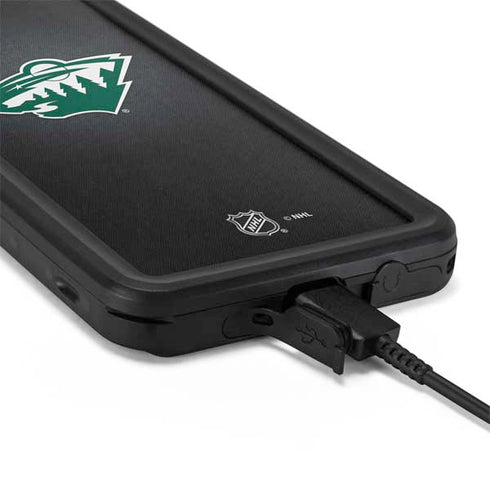 NHL Minnesota Wild Black Background Galaxy S20 Plus Waterproof Case