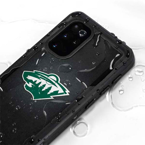 NHL Minnesota Wild Black Background Galaxy S20 Plus Waterproof Case