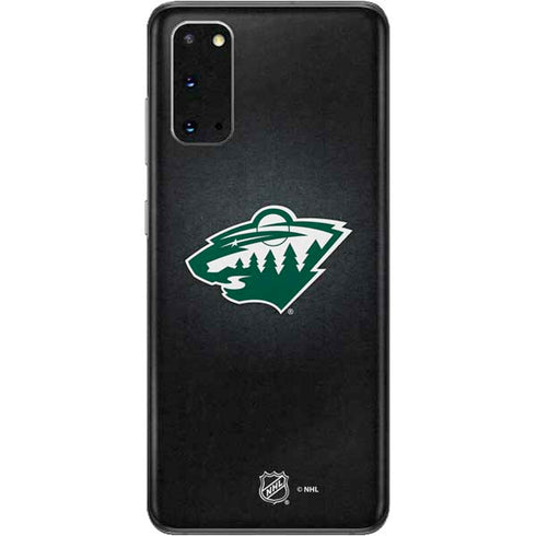 NHL Minnesota Wild Black Background Galaxy S20 Skin