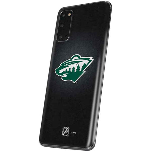 NHL Minnesota Wild Black Background Galaxy S20 Skin